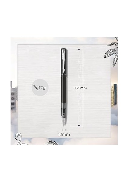 Vector Xl Mat Dolma Kalem, Mat Siyah, M Uç modelleri