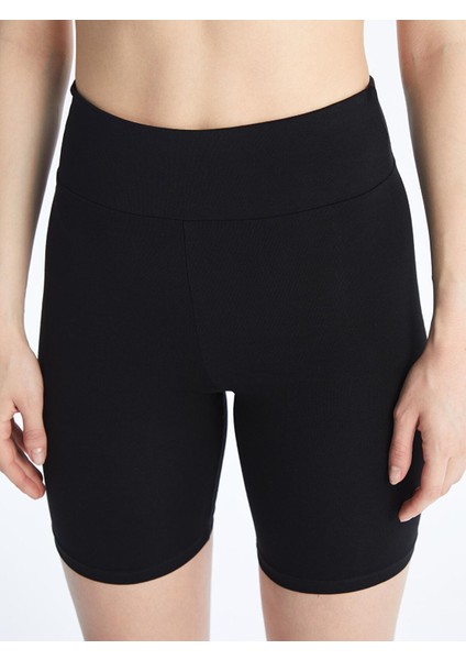 Yeni Sezon Beli Lastikli Kadın Şort Tayt modelleri