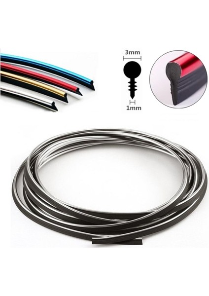 Nikelaj Fitilli Torpido Şeridi 3 Metre Krom