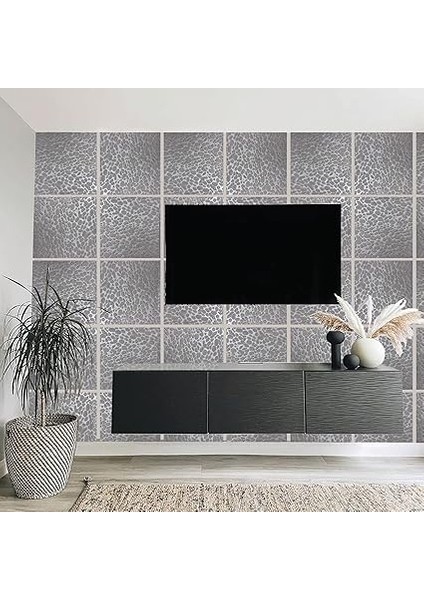 Kendinden Yapışkanlı Ses ve Isı Yalıtım Paneli, Akustik Duvar Paneli, Ses Yalıtım Süngeri, Keçe Kaplı Sünger 40X40 cm 6 Adet/1 M² Gri fırsatları