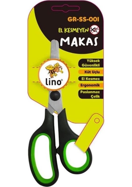 (LIQ3K) El Kesmeyen Makas Blisterli