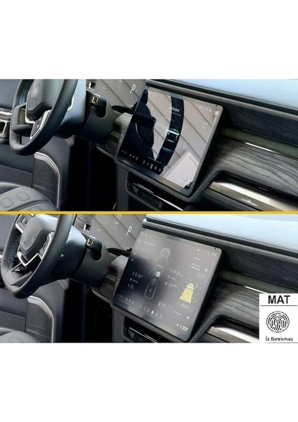 Renault Megane ile Uyumlu E-Tech 2022 2023 2024 2025 Gösterge Panel Mat Görünüm 9h Nano Ekran Koruyucu Mat modelleri