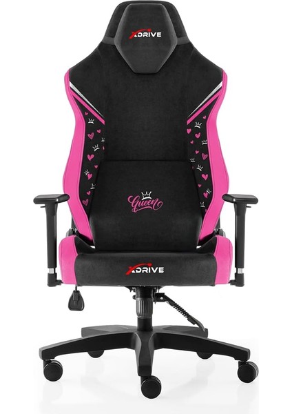 Anka Profesyonel Oyuncu Koltuğu (Queen Özel Seri) Pembe/siyah modelleri