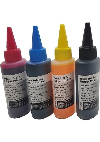 Hp Officejet Pro 8023 Kartuş Dolum Mürekkebi Takım 4X100ML 4 Renk Set Mürekkep Muadil fiyatları