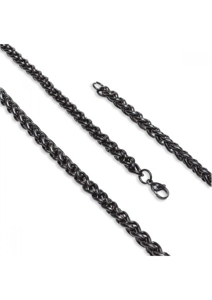 Erkek Sarmaşık Model Çelik Zincir Kolye