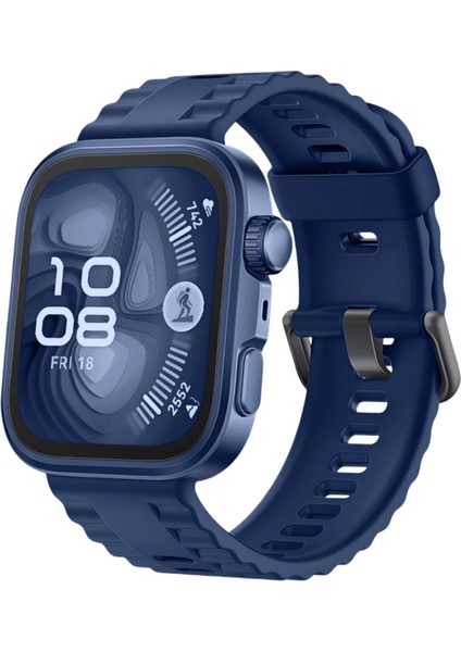 Huawei Fit 4 Nova Silikon Kordon - Lacivert