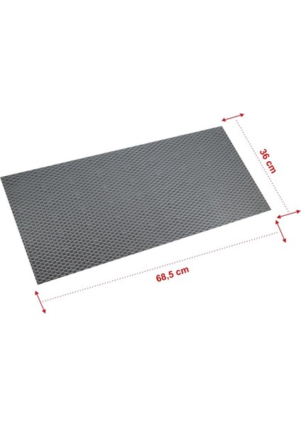 Mark Premium Serisi Banyo - Küvet Içi Kaydırmaz Vantuzlu Hasır Desenli Diktördgen Paspas 68,5 x 35,5 Cm, Gri modelleri