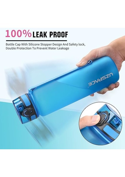 Su Şişesi Çocuk Sızdırmaz, Spor Plastik Içecek Şişesi, 1 L, 800 Ml, 500 Ml, Tritan ve Bisfenol A Içermez, Spor Şişesi, Karbondioksit Için Uygundur indirimleri