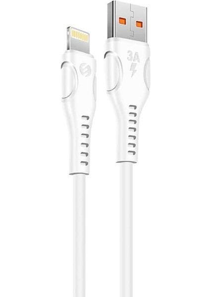 SL-X242 3A Lightning Güvenli Hızlı Data + Sarj Kablosu