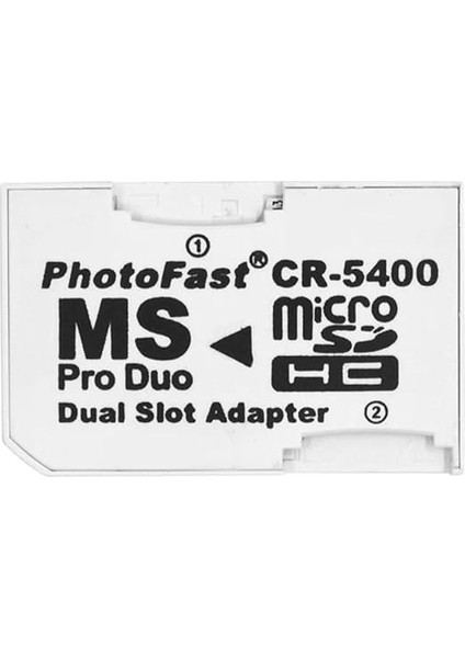 Mikro Sd Memory Stick Pro Duo Kart Okuyucu Psp ile Uyumlu Ms Pro Duo Kartı Adaptörü Çift Yuvalı Tf Bellek Mini Sd Kart Dönüştürücü Beyaz (Beyaz) modelleri
