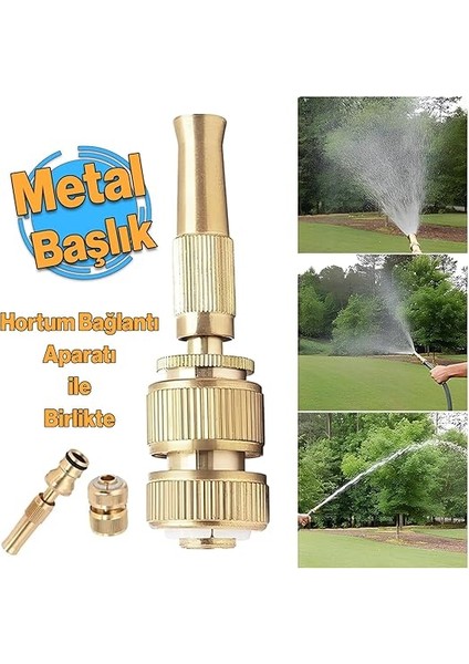 Ayarlanabilir Sulama Başlığı Sarı Renk Hortum Bağlantı Aparatlı Sök Tak Bahçe Araba Yıkama fiyatları