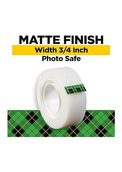 810-1933 Scotch Magic Bant Görünmez, Üzerine Yazılabilir Ofis Bandı Şeffaf fiyatları