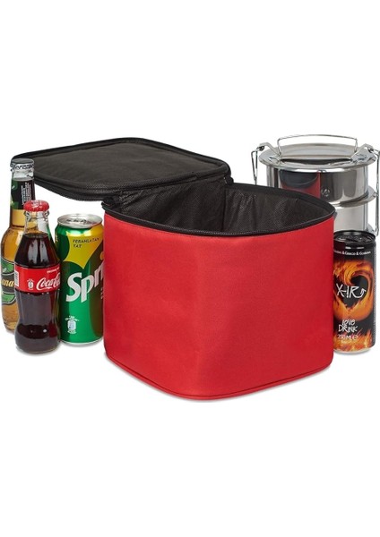 Çantası Termal Çanta Soğuk ve Sıcak Tutucu Termal Termos Kamp Çanta Soğuk Içecek Çantası Kamp Termos Çantası 8 Litre (Kırmızı) fiyatları