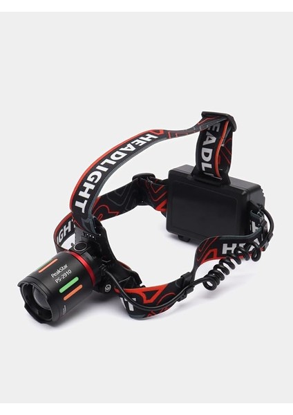 PS-2910 3000 Lümen Şarjlı Profesyonel Zoomlu Kamp Avcı Balıkçı Kafa Lambası Feneri