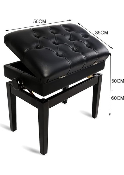 Suni Deri Piyano Taburesi Masif Ahşap Solo Piyano Tezgahı Çocuklar ve Yetişkinler Için 10 cm Yüksekliği Ayarlanabilir fiyatları