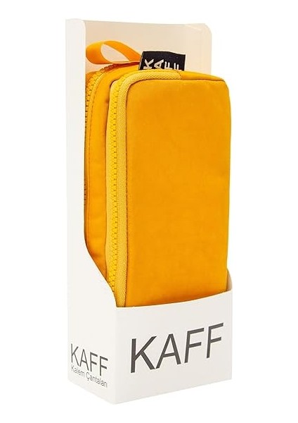 105 Yıkanabilir Çift Bölmeli Kalemlik Kalem Kutusu (Hardal) fiyatları