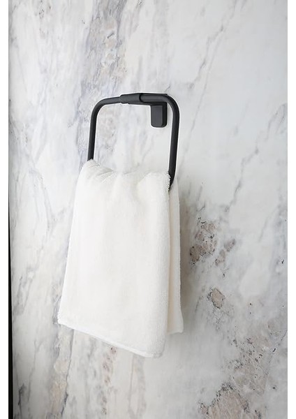 Banyo F1 Model Paslanmaz Siyah Kare Havluluk, Havlu Askısı - 5 Yıl Garantili fırsatları