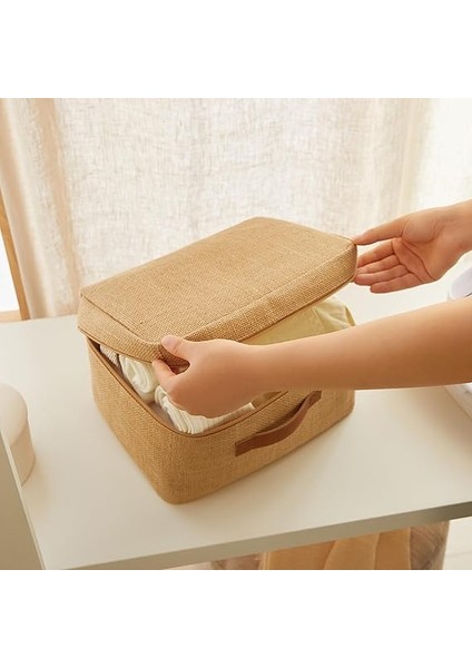 Home Textile Küçük Boy Jüt Hurç 30 x 22 x 18 cm indirimleri