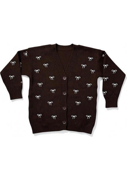 Fiyonk Desenli Çelik Örme Triko V Yaka Hırka modelleri