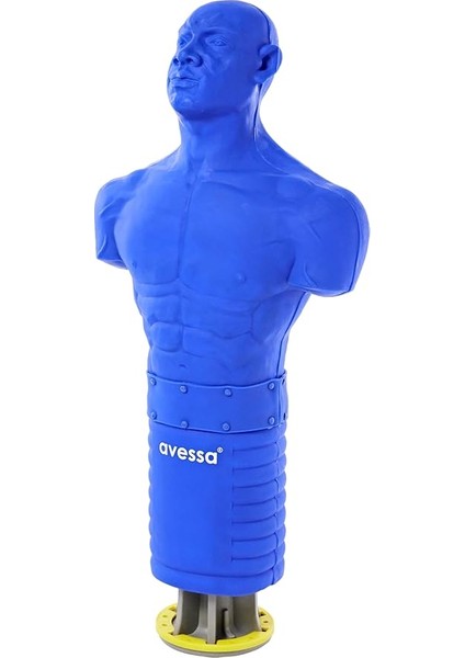 MB-53023 180 cm Silikon Adam Şekilli Boks Standı Mavi