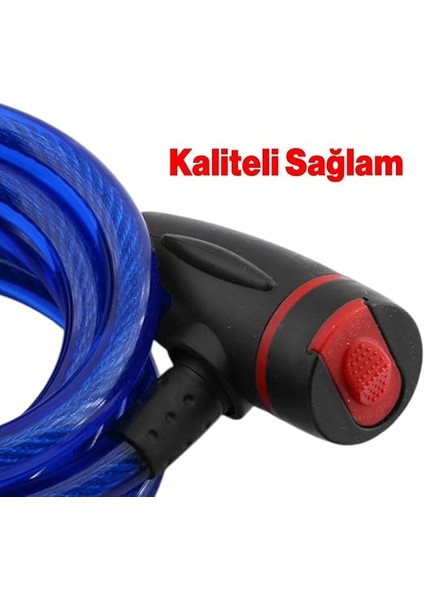 Halat Zincir Kilit 150 cm Motosiklet Çelik Kilit Çap 12 mm Ø Hırsız Önleme Güvenlik 1 Adet fırsatları