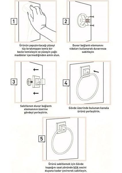 Haus Delmeye Son Yapışkanlı Banyo Mutfak Havluluk Askısı Krom Y-612 fırsatları