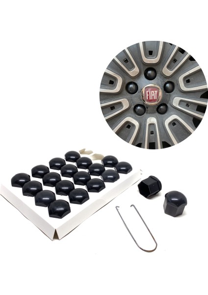 Bijon Kapağı Sökme Aparatlı Siyah 19MM