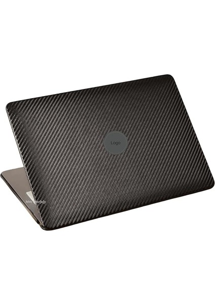 Kılıf Karbon Fiber Macbook M1 Air 13INÇ (Touchıd'li M1 Air) A2337 A2179 A1932 ile Uyumlu Siyah