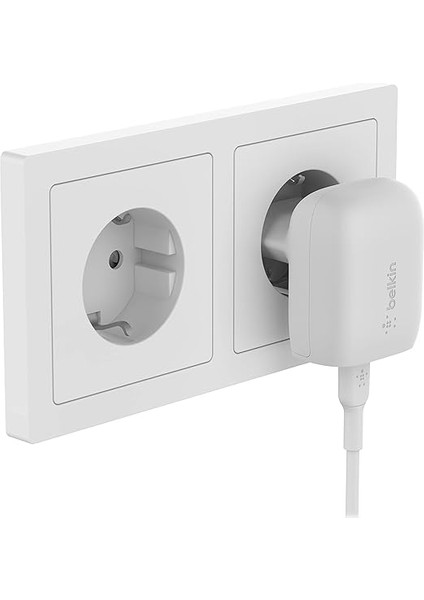 Usb-C Power Delivery Usb-C/lightning Kablolu Hızlı Şarj Cihazı, Pd 3.1 Pps, iPhone 14, Pro, Max, Plus, Ipad, Galaxy, Pixel ve Diğer Cihazlar, 20W - Beyaz, WCA006VF1MWH-B5,20-W Için Sertifikalı fiyatları