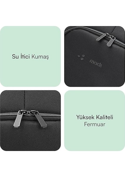 MCC-505 Bg Move 15.6 Inç Laptop Sırt Çantası, Mackbook Sırt Çantası, Bilgisayar ve Notebook Çantası, Kadın Erkek Bilgisayar Iş Çantası, Üniversite Okul Çantası, Siyah-Gri indirimleri