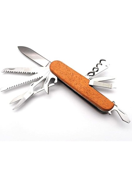 Ahşap Outdoor Kamp Cep Çakısı