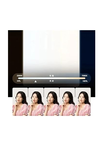 Beyaz LED Aydınlatma Kumandalı Yayıncı Işığı Youtuber Twich Yayın Işığı Ürün Göresel Fotoğraflama Tripodlu Aydınlatma 25CM 10 Inç PF26 (10 Inch - PF26) modelleri