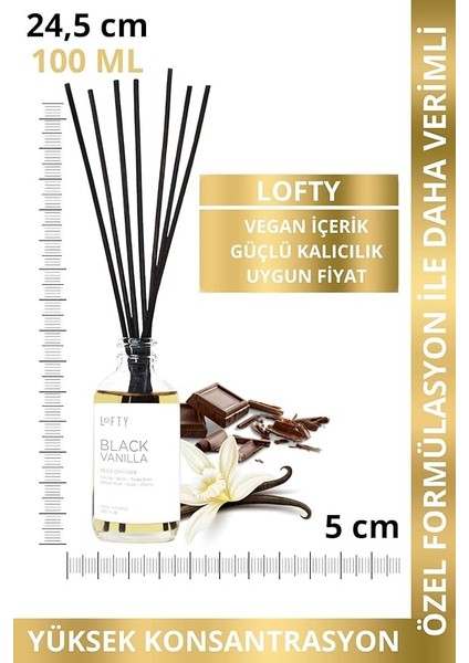 Black Vanilla Bambu Çubuklu Oda Kokusu 100 ml fırsatları