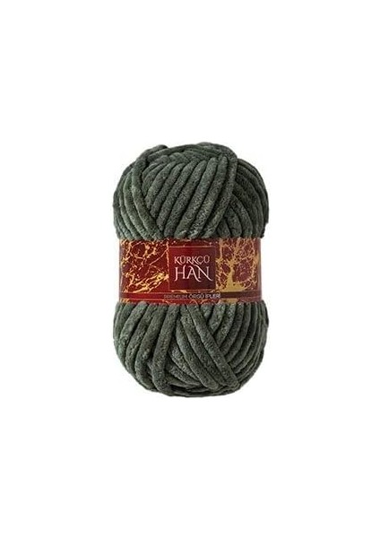 Han Jumbo Kadife 150GR 43M Örgü Ipi (Nane Yeşili)