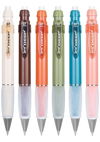 Deep Natural Colors 0.7mm Mekanik Kurşun Kalem - Kiremit fırsatları