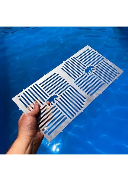 Ayısı® Pyrowide Wire™ Yekpare Paslanmaz Çelik Bushcraft Izgara Teli Hafif Portatif 37 × 18 cm fırsatları