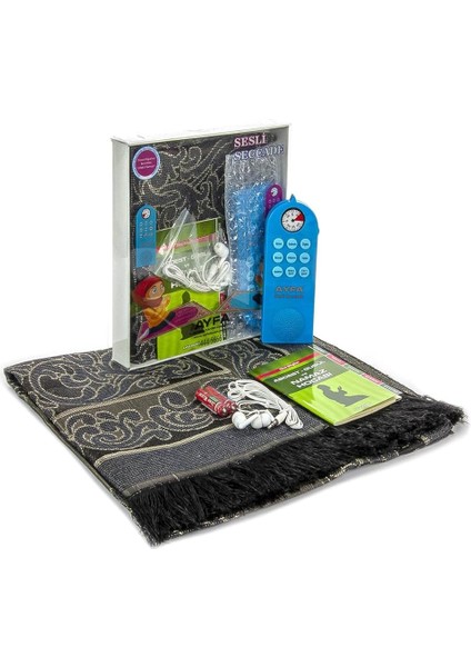 Online Namaz Kıldıran Seccade - Kulaklıklı - Pusulalı