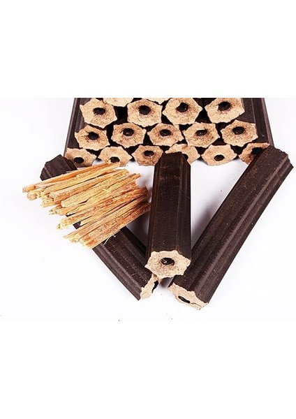 Özel Pres Briket Şömine Odunu 25 kg Çıra Hediyeli fiyatları