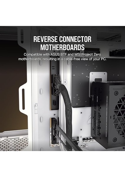 2500X Small-Tower Matx Çift Bölmeli Pc Kasası – Sertleştirilmiş Panoramik Cam – Ters Bağlantı Anakart Uyumlu – Vantilatör Dahil Değil – Siyah fırsatları