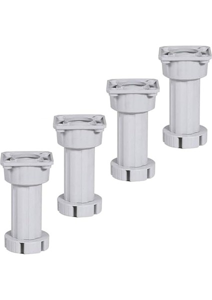 Mobilya Kanepe Baza Tezgah Dolap Ünite Ayağı Ayarlı 10 cm Gri Ayak (10 Adet)