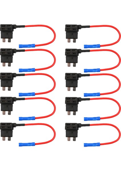 Standart Bıçak Sigorta Çoklayıcı Fuse Tap 10 Adet