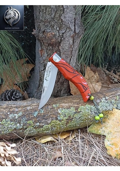 Kamp Bahçe Çakısı 24CM Avcı Boy Kemer Klipsli Çakı