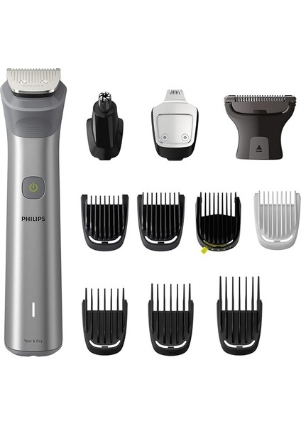 12'si 1 Arada Erkek Bakım Seti - Yüz/saç/vücut (Islak/kuru Kullanım) MG5940/15