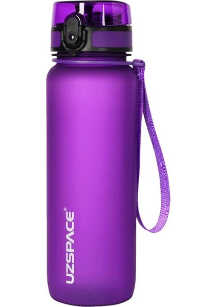 800ML -Yeni Ebat-Boy 25 Cm-Tritan Su Matarası Bpa Koku Sızdırma Yok Mor