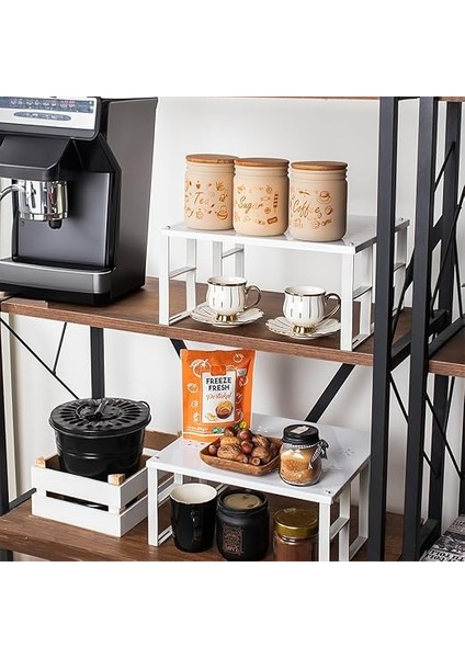 Org-01-3lü Raf Düzenleyici - Dolap Içi Düzenleyici Raf - Tabak Bardak Rafı modelleri