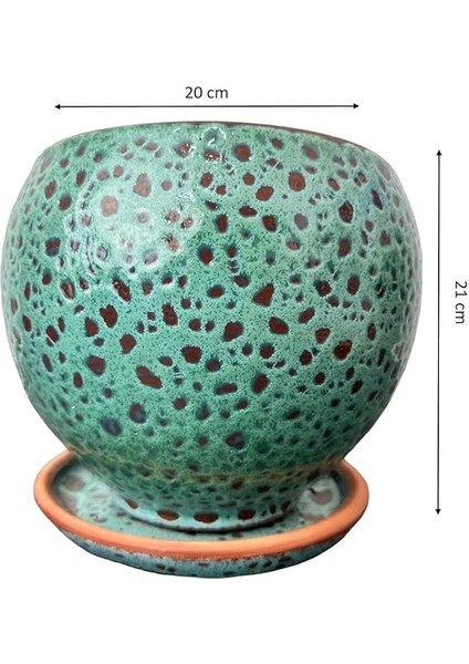 Tasarımı Ev Dekorasyon Turkuaz Şekilli Artistik Çift Sırlı Iç ve Dış Mekan Kullanımlı Tabaklı Toprak Terrakota Saksı Saksılık Salon Çiçeklik fiyatları