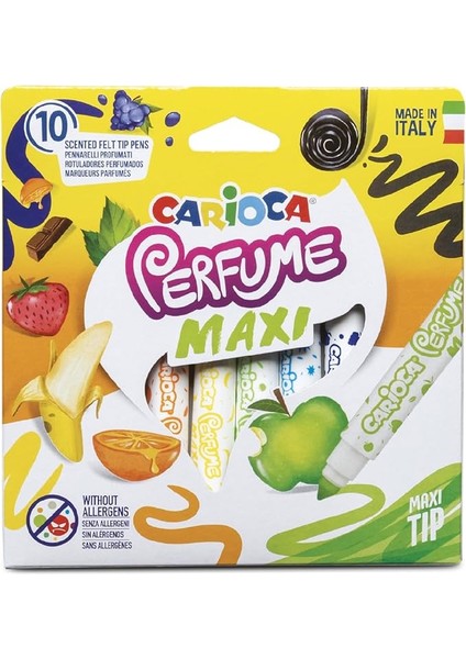 Kokulu Jumbo Keçeli Boya Kalemi 10'lu