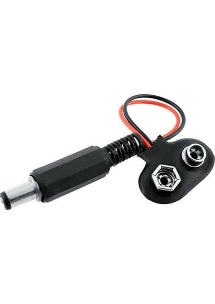 Arduino 9V Barrel Jack Pil Başlığı