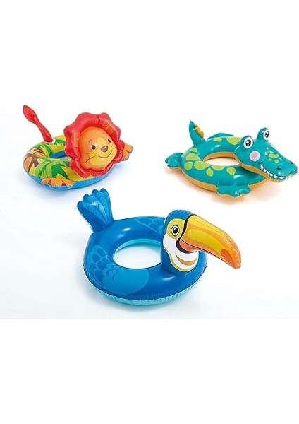 58221 Hayvan Başlı Simit 71/86/107 Cm, Su Sporları, Plaj Malzemesi, Şişme Ürün, Yüzme Aksesuarı, Kamp, Dalış, Güvenlik fırsatları