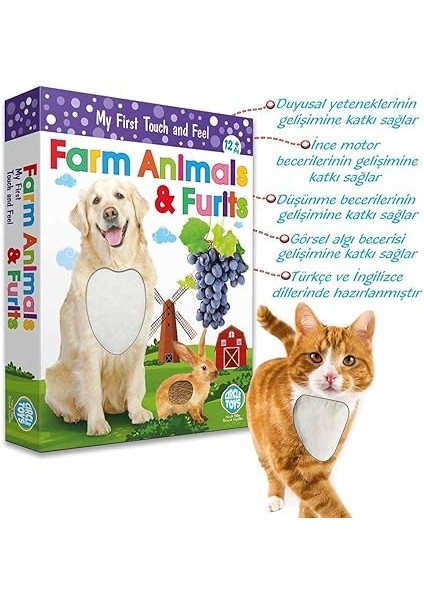 Toys Dokun Hisset Çiftlik Hayvanları ve Meyveler fiyatları